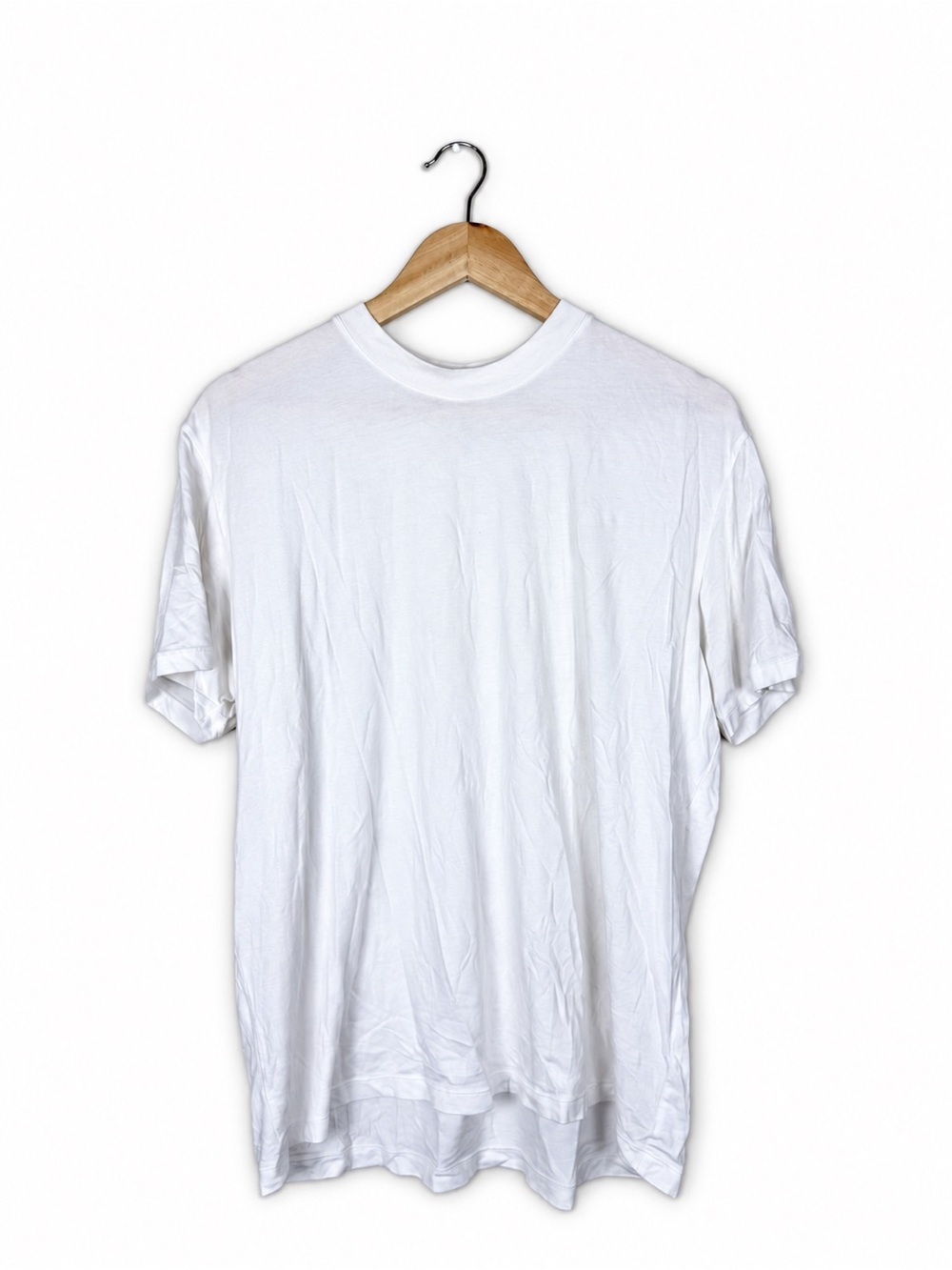SKIMS White Modal Blend Oversized T-Shirt Women’s Size Medium